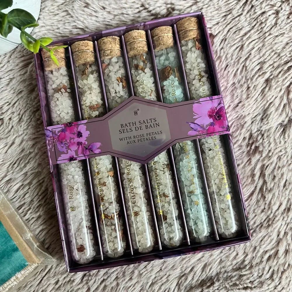NEW Measurable Difference Relaxing Rose Petal & Jasmine Flower Bath Salts